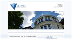 Desktop Screenshot of obermeier-berlin.de